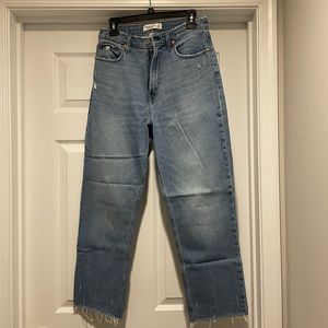 Abercrombie Straight Ultra High Rise Jean